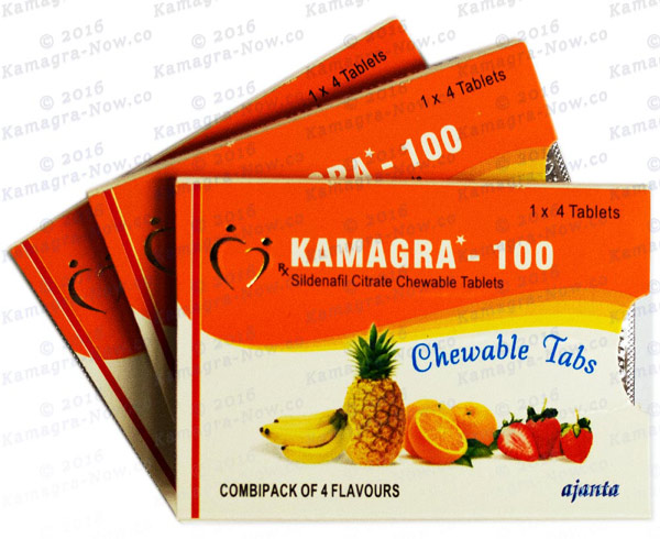 Kamagra Soft - Fast Acting Chewable tablets (Sildenafil 100mg)